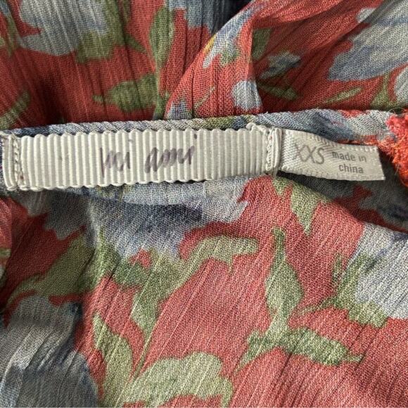 Mi Ami Francesca Floral Faux Wrap Mini Dress Size XXS - Picture 13 of 16